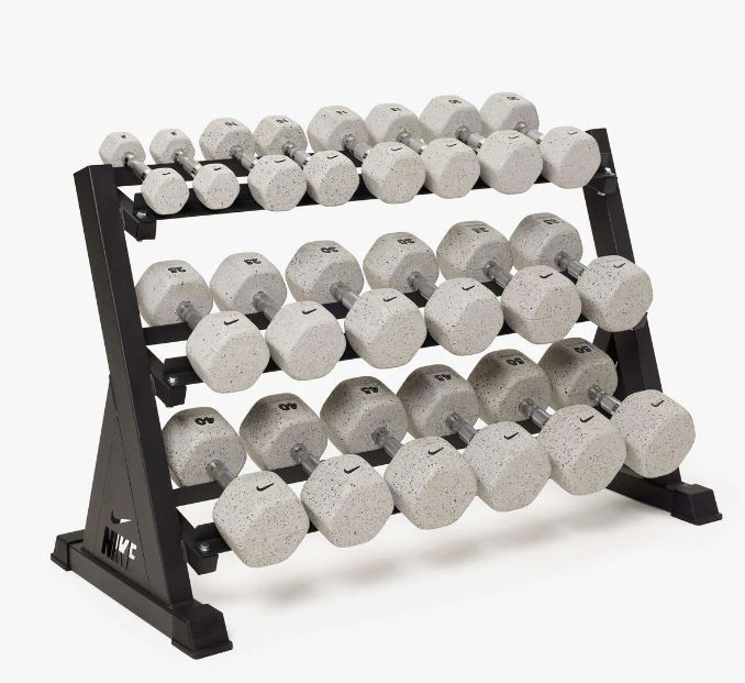 Nike Rubber Hex Dumbbells